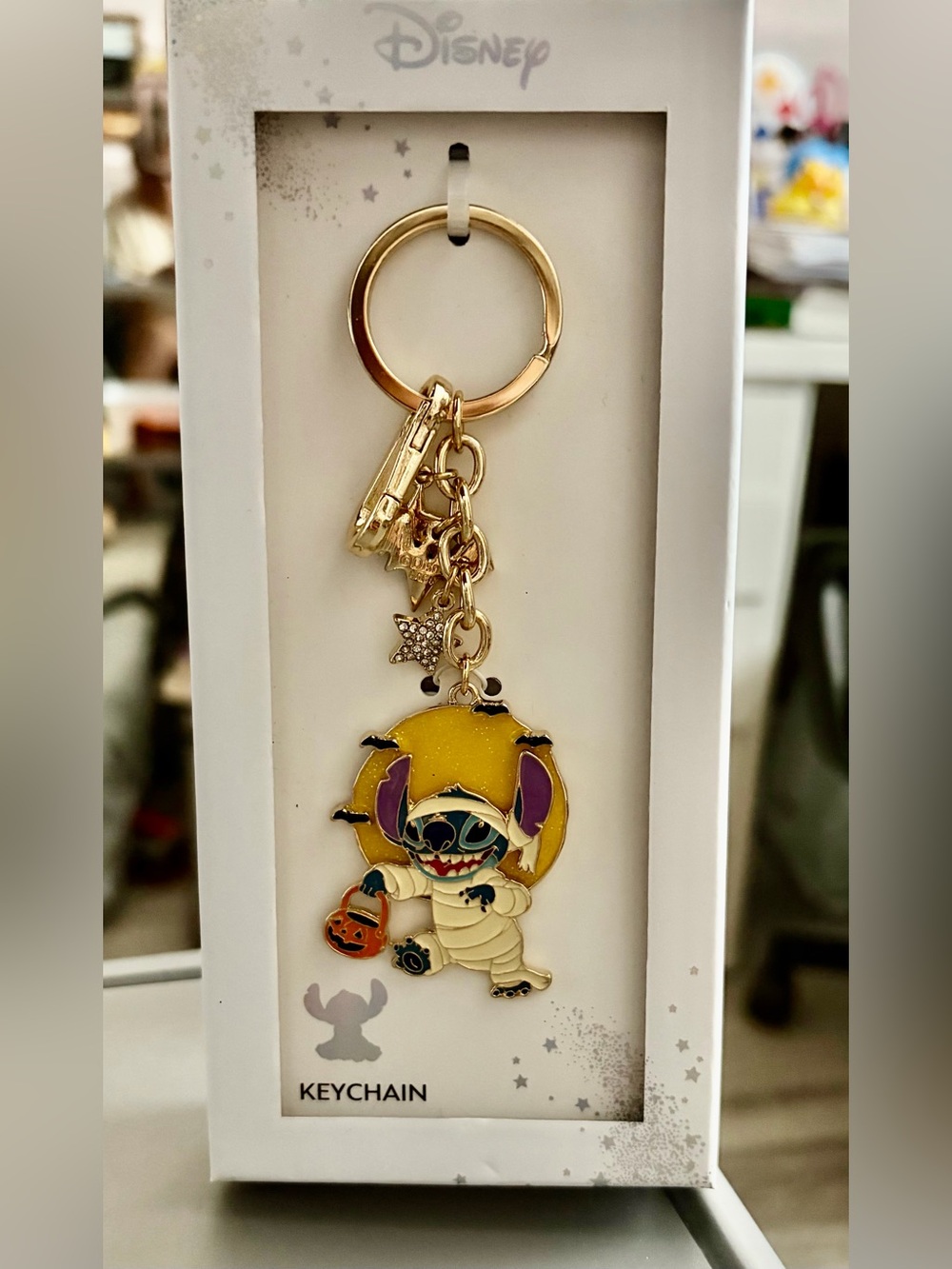 Disney Halloween Stitch Mummy Keychain